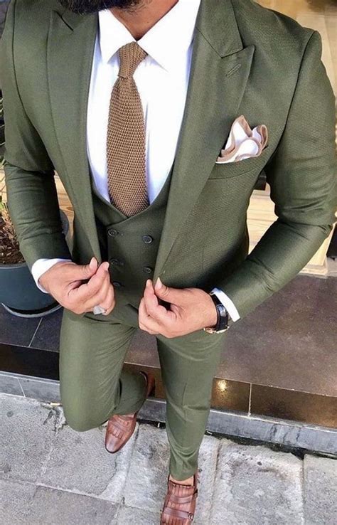 Men Suits Green Wedding Piece Suits Slim Fit One Button Etsy Wedding Suits Green Wedding