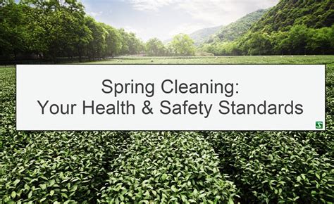 Spring Cleaning Your Health Safety Standards