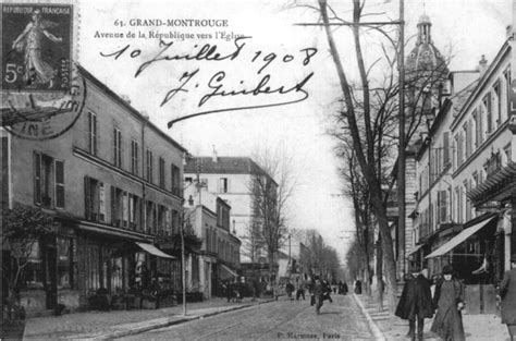 Montrouge Montrouge Rond Point Et Avenue De La République Carte