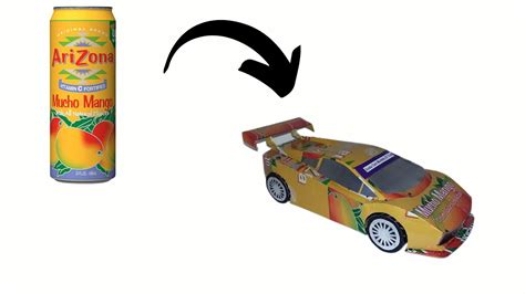 How To Make A Soda Can Car Lamborghini Gallardo Youtube