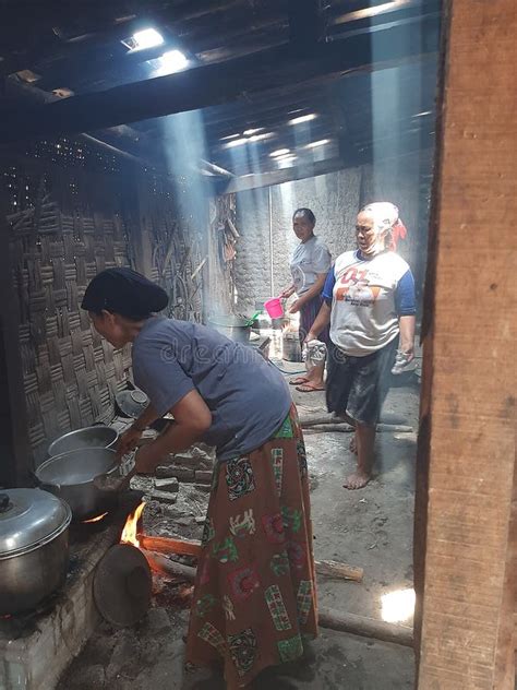 Traditional Java Culture Cooking Rice Editorial Stock Photo Image Of