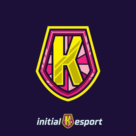 Premium Vector Esport K Logo Illustration Template Esport Mascot