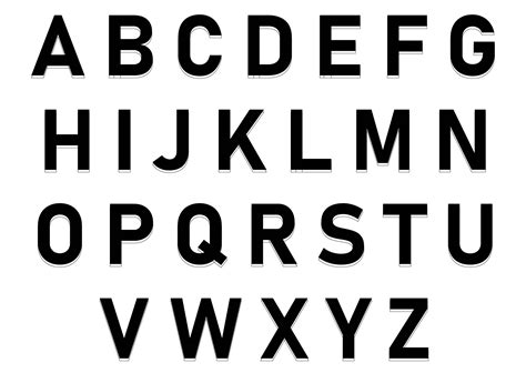9 Best Images Of Full Size Printable Letters Large Size Alphabet Free