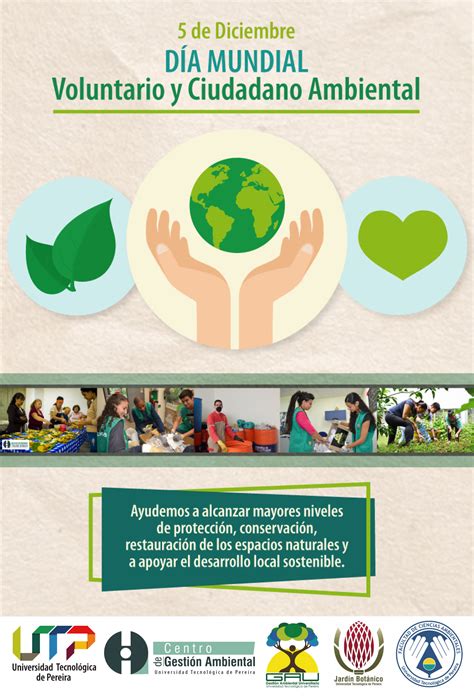 5 De Diciembre Día Mundial Voluntario Ambiental Centro De Gestión