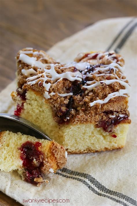 Cherry Crumb Coffee Cake Swanky Recipes