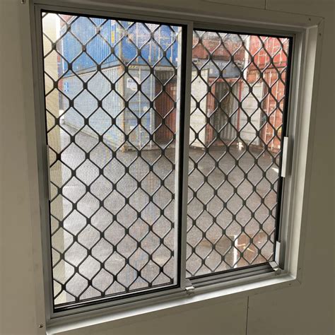 Window Security Grille And Fly Mesh Lathams Steel Doors