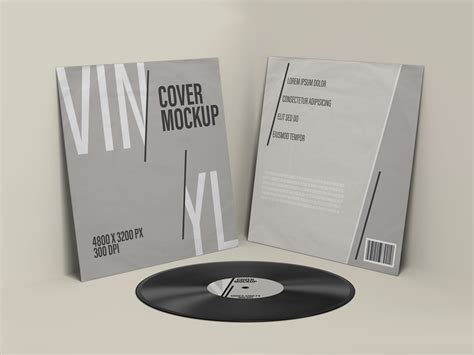 Vinyl Record Cover Mockups By Diego Sanchez For Medialoot On Dribbble