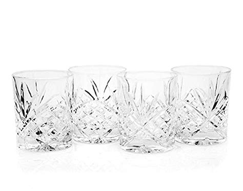 Godinger Dublin Crystal Set Of 12 Double Old Fashioned Glasses