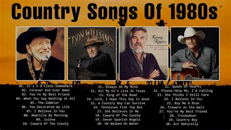 Best Classic Country Songs Of 1980s Greatest 80s Country Music 80s Best