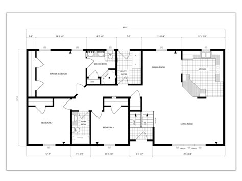 Square Foot Ranch House Plans Single Story Jhmrad 172695