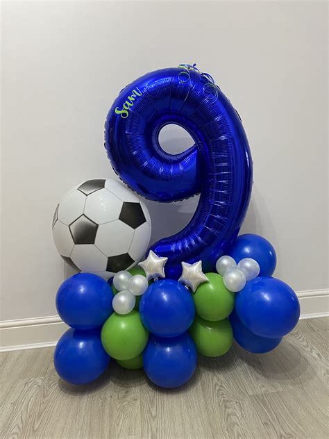 Personalised Football Balloon Stack The Little Balloon Company