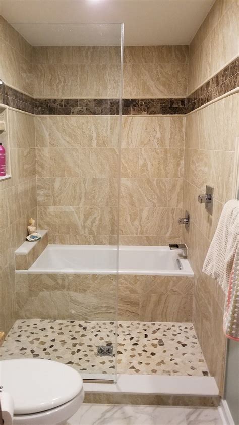 Our New Wet Room Combination Shower With Tub In Our Condo