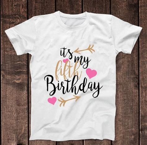 Its My 5th Birthday T Shirt El01