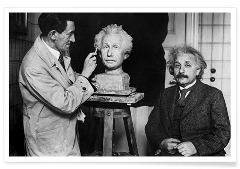 Albert Einstein Portrait Photograph Poster Juniqe