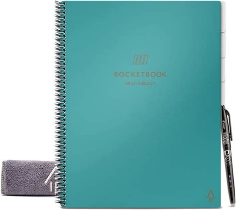 Rocketbook Multi Subject Smart Notebook Scannable Notebook With