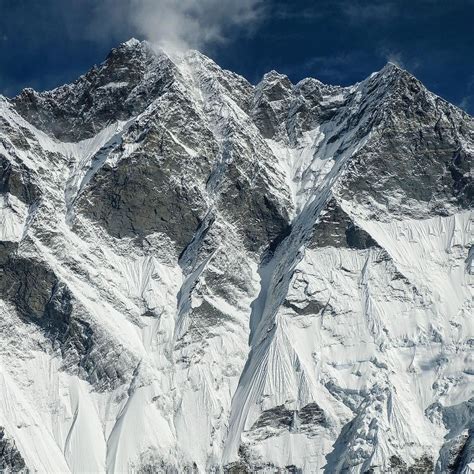 Lhotse Fourth Highest Mountain In The World At 8516 Metres After
