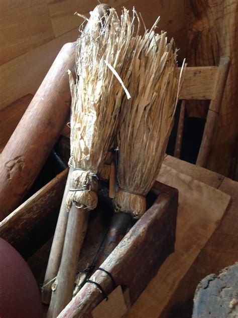 Straw Broom Primitive House Brooms