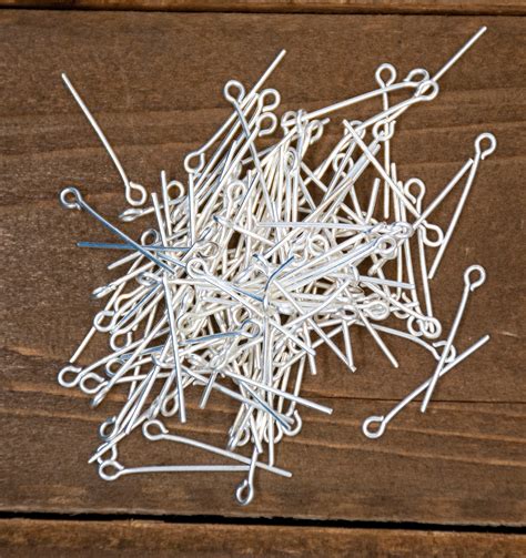 Pack Of 100 Eye Pins 20mm Etsy