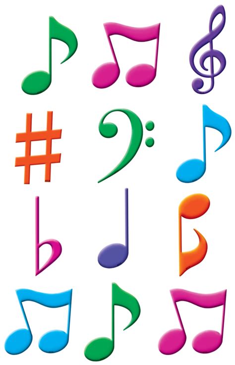 Download Tcr5482 Musical Notes Mini Accents Image Notas Musicales De