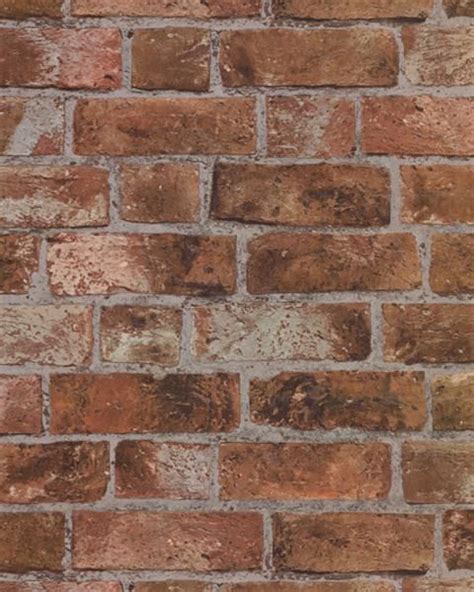 Textured Brick He1046 Modern Rustic Wallpaper Textured Brick