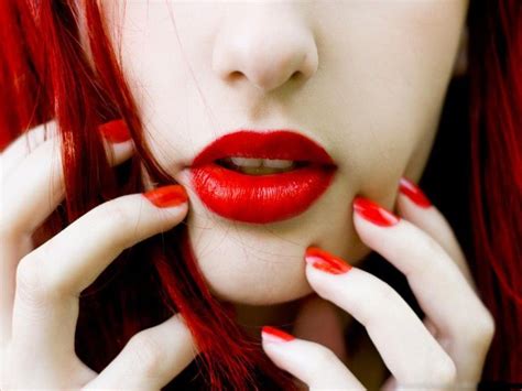 Red Lip Girl Wallpapers Wallpaper Cave