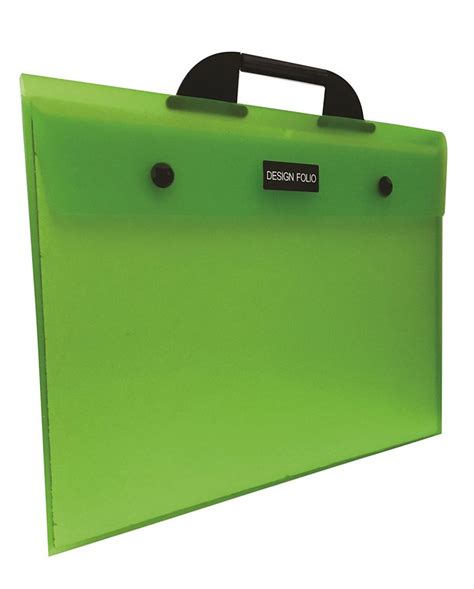 A3 Polypropylene Durable Art Folder Green Protectafile