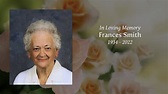 Frances Smith - Tribute Video