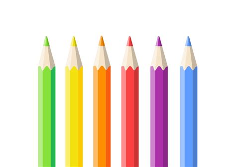 Colored Pencils Vector Superawesomevectors