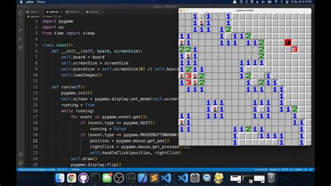 Pythonpygame Minesweeper Tutorial Youtube