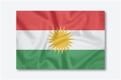 3d Illustration Of The Kurdish Flag Waving Texture Textures Ft