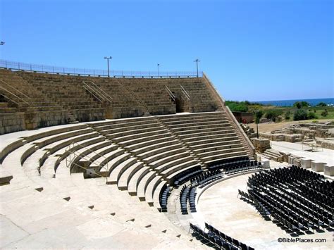 Then And Now Caesarea Theater
