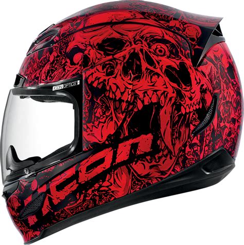 Icon Airmada Parahuman Red Helmet Biker Helmets Bike Helmet