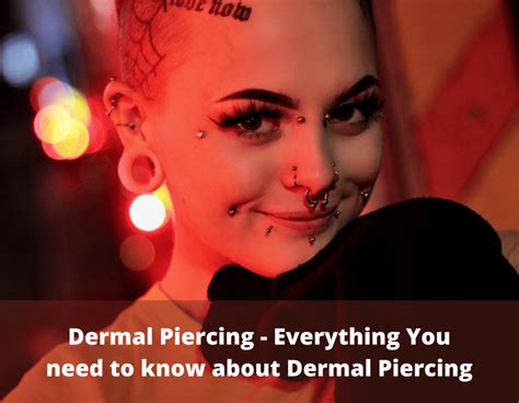 Dermal Piercing Everything You Need To Know About Dermal Piercing