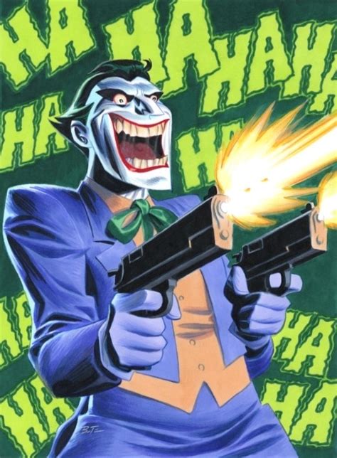 Batman Animated — The Joker By Bruce Timm Source Cooketimm