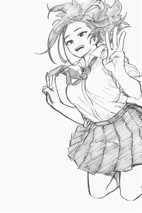 𝕔𝕙𝕒𝕚𝕪𝕦𝕟𝕜𝕚 ︴yaoyorozu Momo Anime Character Drawing Cute Anime