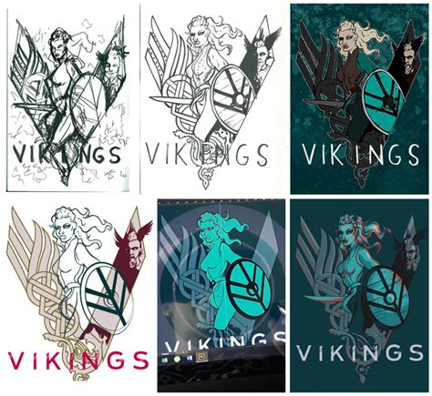 Mi Proyecto Del Curso Ilustración Vectorial Vikings Domestika