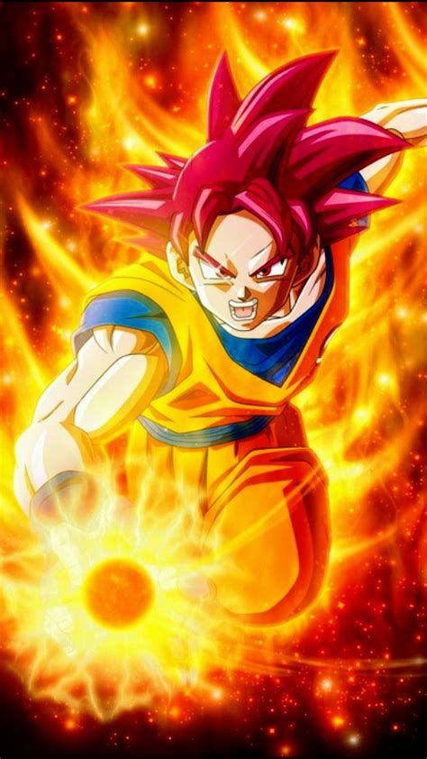 Fondos De Pantalla De Goku Ssj Dios Rojo Reverasite