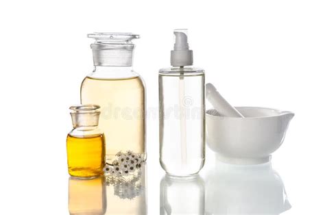 Bottles And Tools For Herbal Medicine Stock Photo Image Of Ingredient