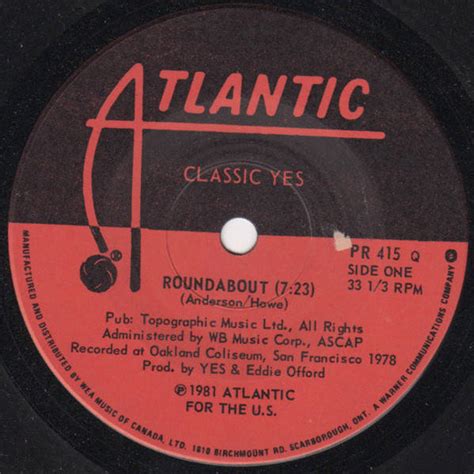 Yes Roundabout Vinyl Records And Cds For Sale Musicstack