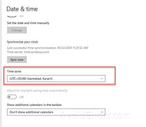How To Change Your Time Zone On Windows 11 Avoiderrors