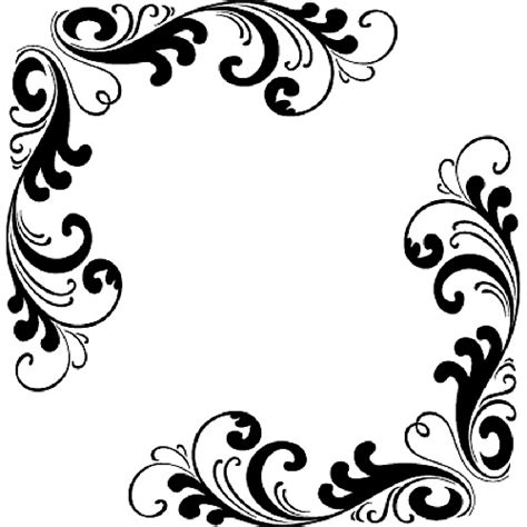 Corner Flourish Free Vector Clipart Best