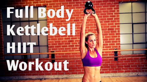 32 Minute Full Body Kettlebell HIIT Workout For Strength Cardio YouTube