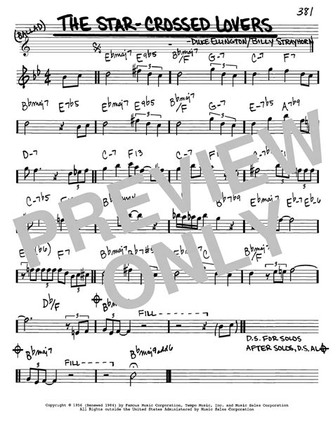 The Star-Crossed Lovers | Sheet Music Direct