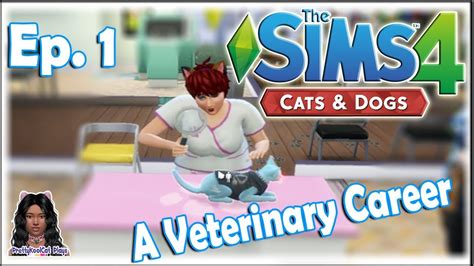 The Sims 4 Cats And Dogs A Veterinary Career Ep 1 Youtube