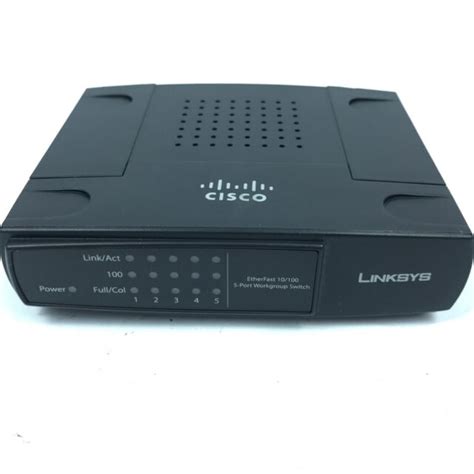 Cisco Linksys 5 Port 10100 Workgroup Switch Ezxs55w 6j1 Ebay