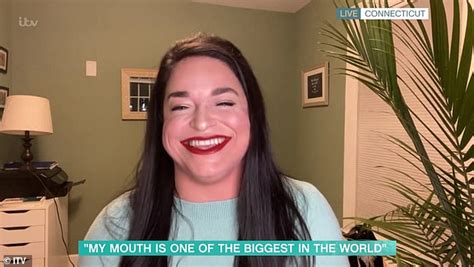Woman With One Of The World S Biggest Mouths Crams Two Doughnuts Inside On This Morning Daily