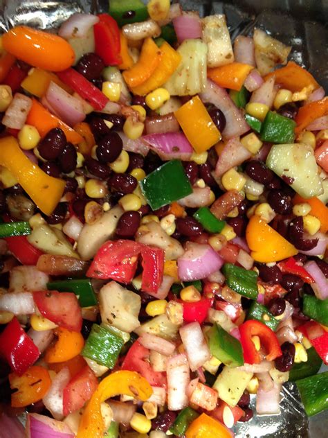 Cold Veggie Salad Moms Vegan Recipes Vegan Appetizers Recipes