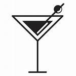 Martini Icon Coctel Icono Cocktail Symbol Drink