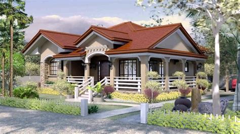 Bungalow House Design In The Philippines With Terrace See Description