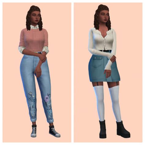 Sims 4 Tasha Lookbook Micat Game